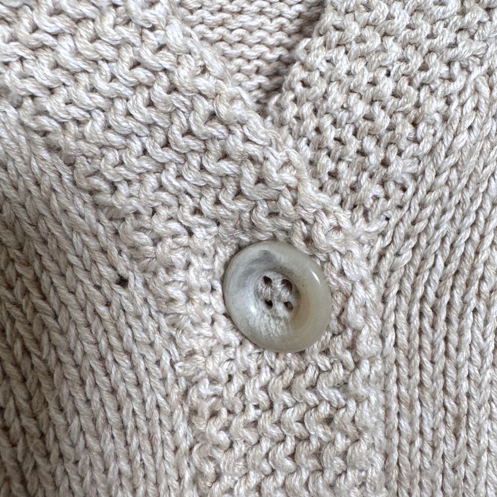 Liz Claiborne Womens Vintage Cardigan Sweater Size XL Cotton Holiday Embroidered - Picture 5 of 7